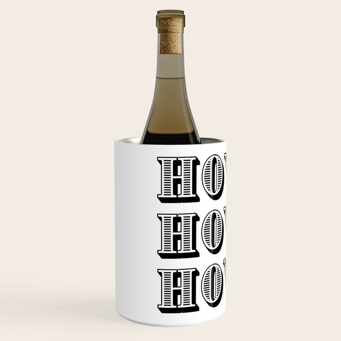 Black And White Howdy Wine Chiller Gallery Image 2