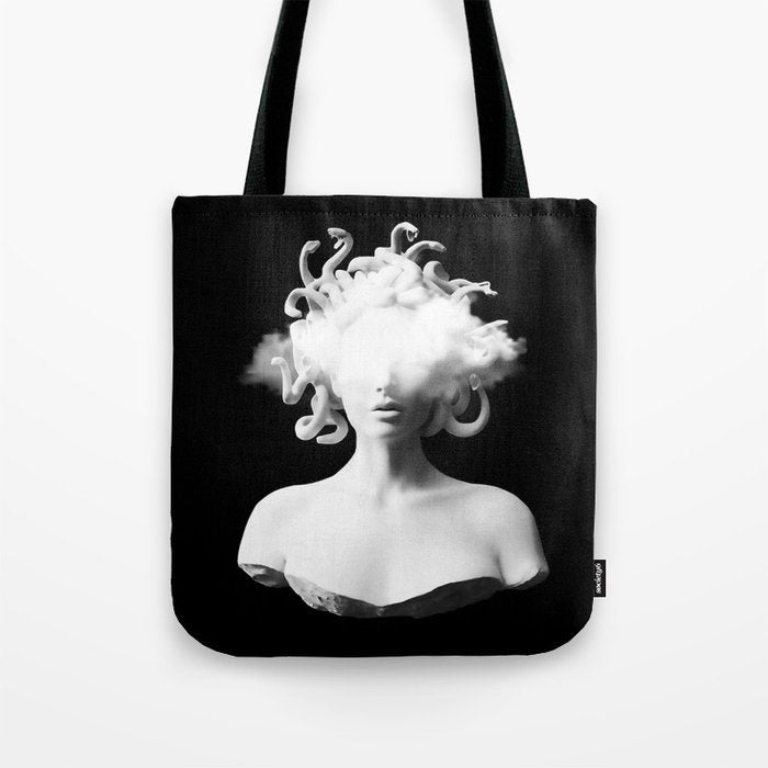 Medusa and the cloud Tote Bag Gallery Image 1