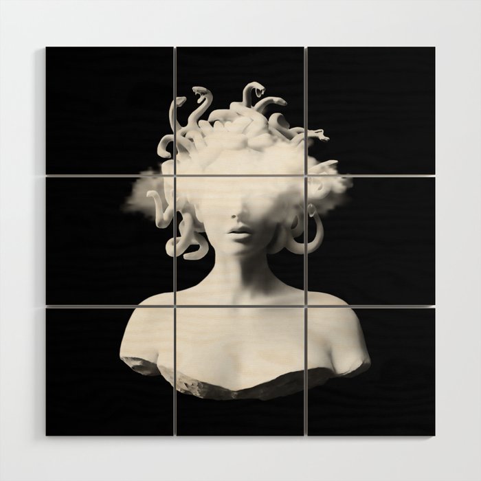 Medusa and the cloud Wood Wall Art Gallery Image 1