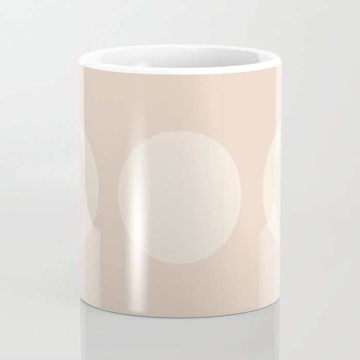 Moon Shapes Minimalism - Ethereal Light Coffee Mug Gallery Image 4