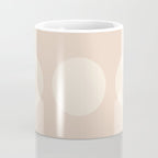 Moon Shapes Minimalism - Ethereal Light Coffee Mug Gallery Image 4