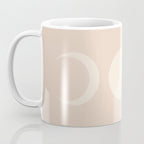 Moon Shapes Minimalism - Ethereal Light Coffee Mug Gallery Image 3