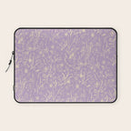 Wild Garden Drawing (Lilac) Laptop Sleeve Gallery Image 1