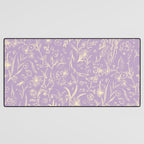 Wild Garden Drawing (Lilac) Desk Mat Gallery Image 3
