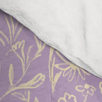 Wild Garden Drawing (Lilac) Comforter Gallery Image 4