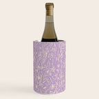 Wild Garden Drawing (Lilac) Wine Chiller Gallery Image 3