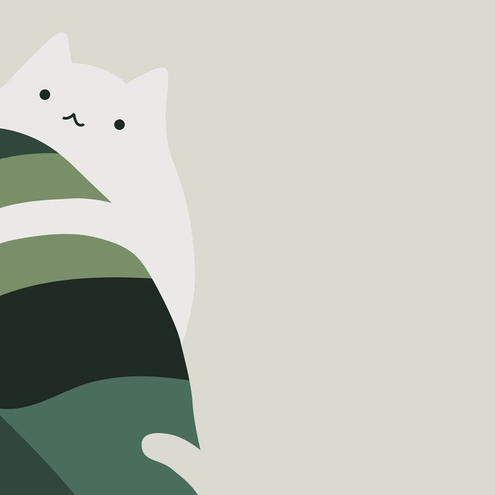 Cat and Plant 12B Coffee Mug Gallery Image 2