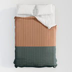Color Block Lines XIX Duvet Cover Gallery Image 6