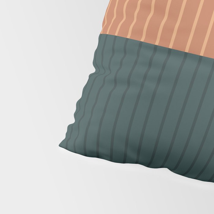 Color Block Lines XIX Pillow Sham Gallery Image 4