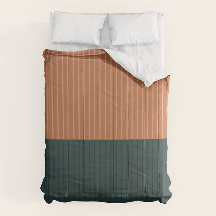 Color Block Lines XIX Comforter Gallery Image 1