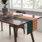 Color Block Lines XIX Table Runner Gallery Image 2
