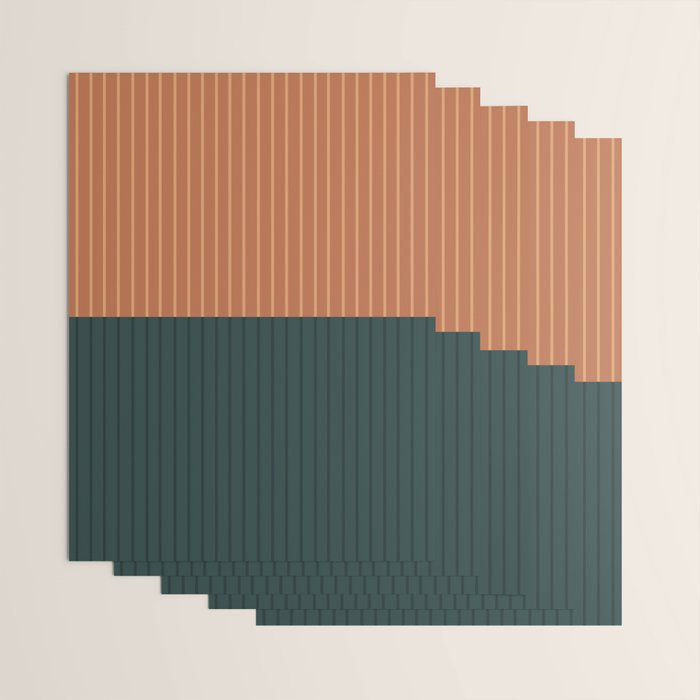 Color Block Lines XIX Wrapping Paper Gallery Image 3