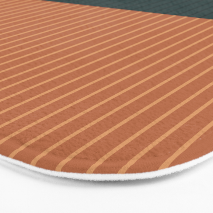 Color Block Lines XIX Bath Mat Gallery Image 3