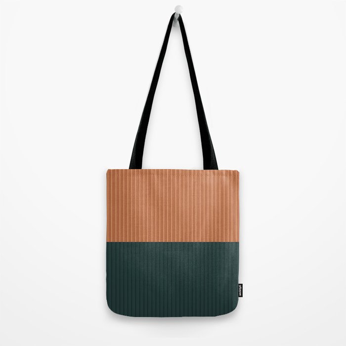Color Block Lines XIX Tote Bag Gallery Image 2