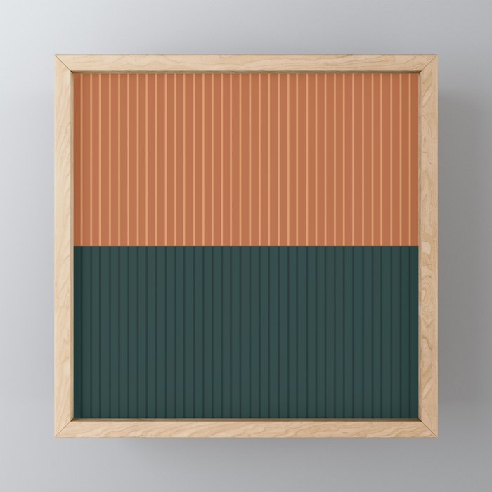Color Block Lines XIX Mini Art Print Gallery Image 1