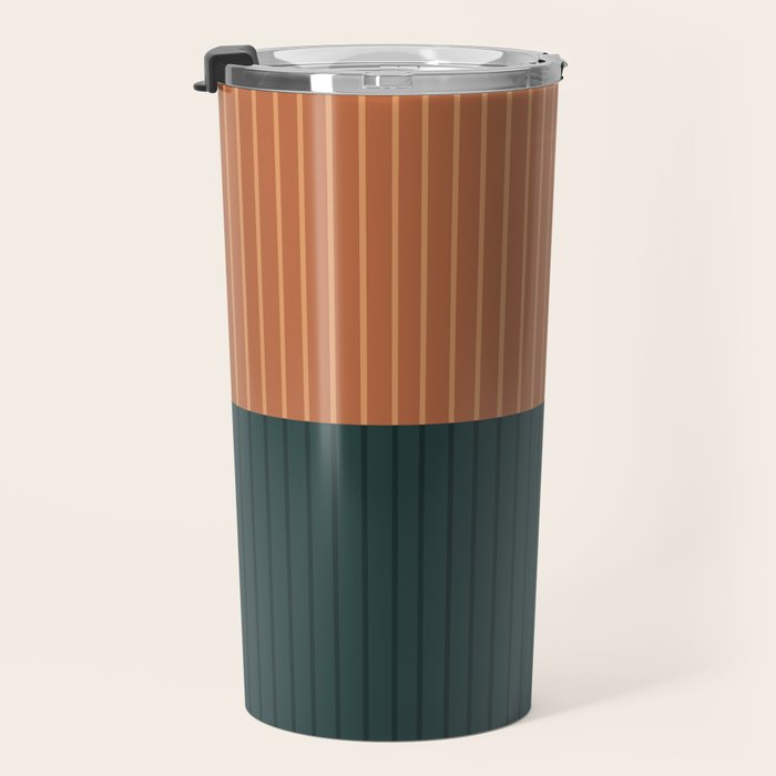 Color Block Lines XIX Travel Mug Gallery Image 3