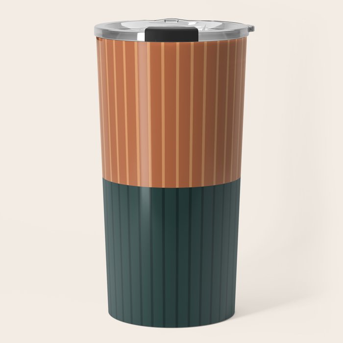 Color Block Lines XIX Travel Mug Gallery Image 1