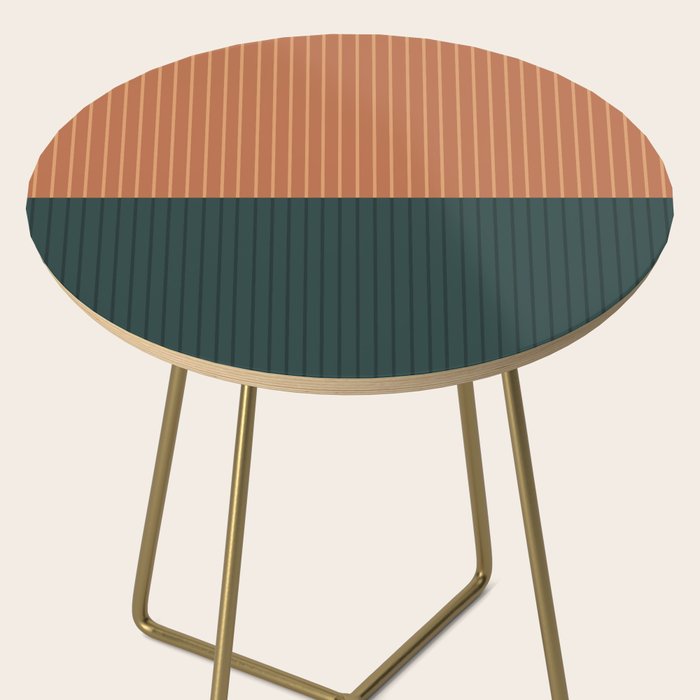 Color Block Lines XIX Side Table Gallery Image 2