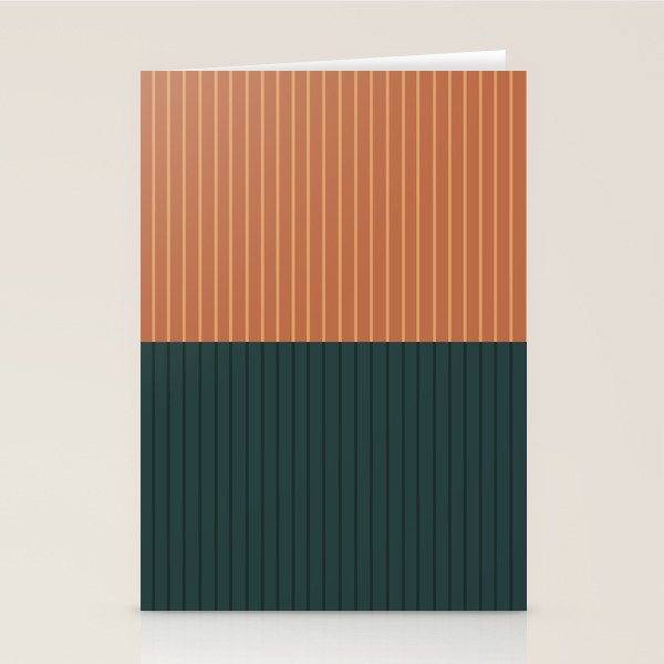 Color Block Lines XIX Stationery Card Gallery Image 2