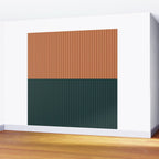Color Block Lines XIX Wall Mural Gallery Image 2
