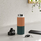 Color Block Lines XIX Water Bottle Gallery Image 4