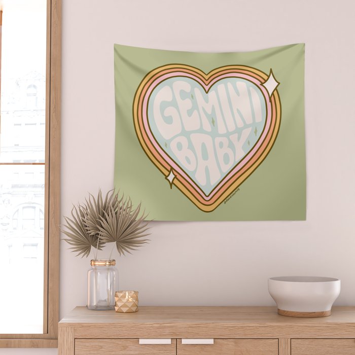 Gemini Baby Wall Tapestry Gallery Image 2