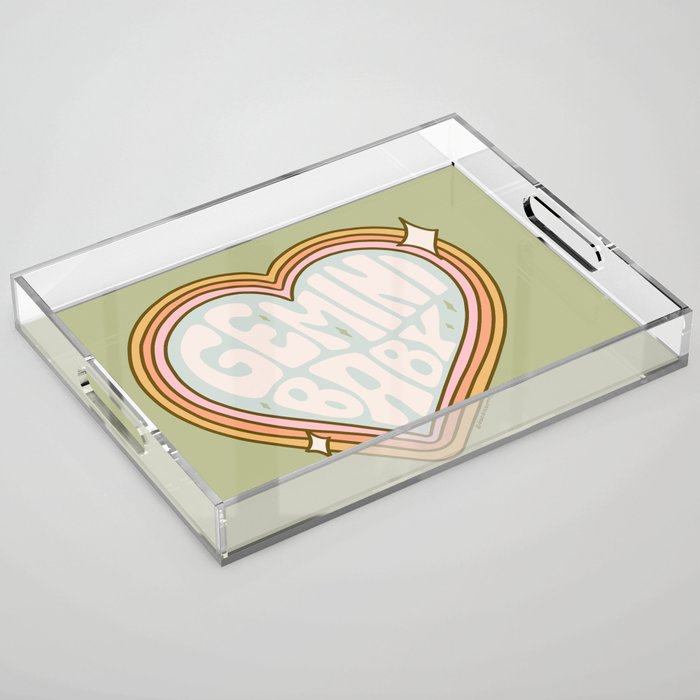 Gemini Baby Acrylic Tray Gallery Image 1