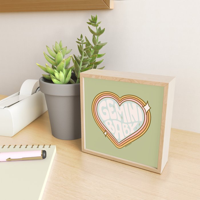 Gemini Baby Mini Art Print Gallery Image 2