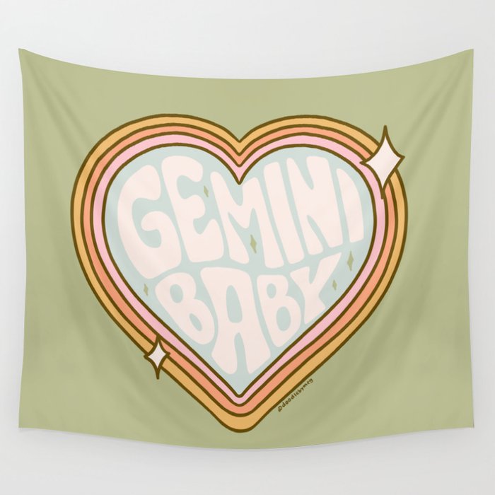 Gemini Baby Wall Tapestry Gallery Image 1