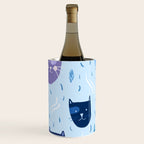 Little blue cats Wine Chiller Gallery Image 1