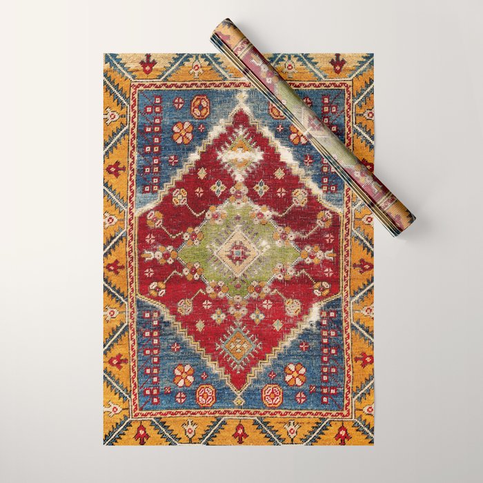 Çal Southwest Anatolian Rug Print Wrapping Paper Gallery Image 1