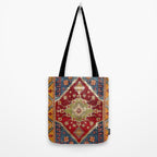 Çal Southwest Anatolian Rug Print Tote Bag Gallery Image 2