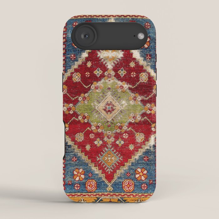 Çal Southwest Anatolian Rug Print iPhone Case Gallery Image 2