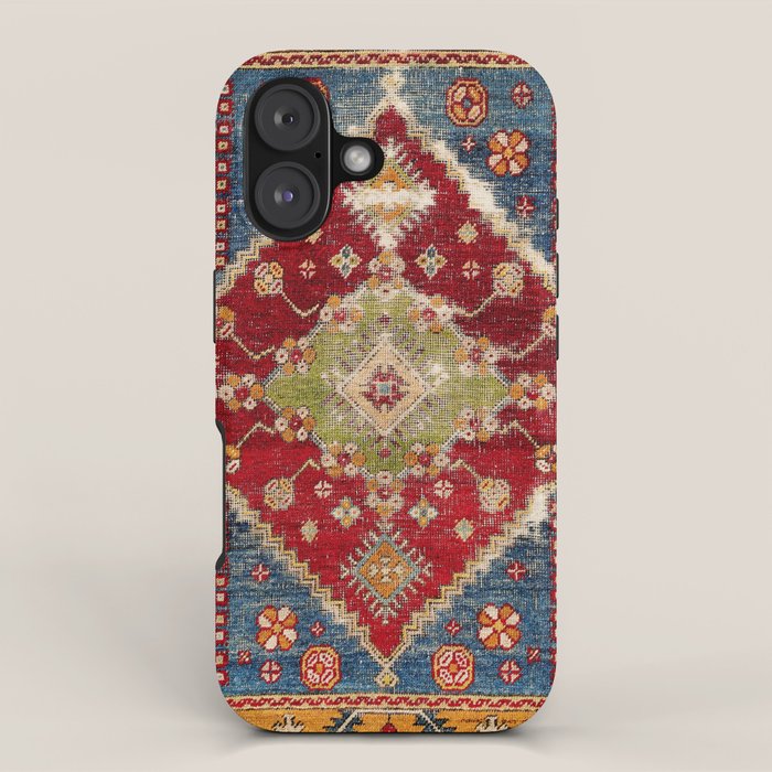 Çal Southwest Anatolian Rug Print iPhone Case Gallery Image 1