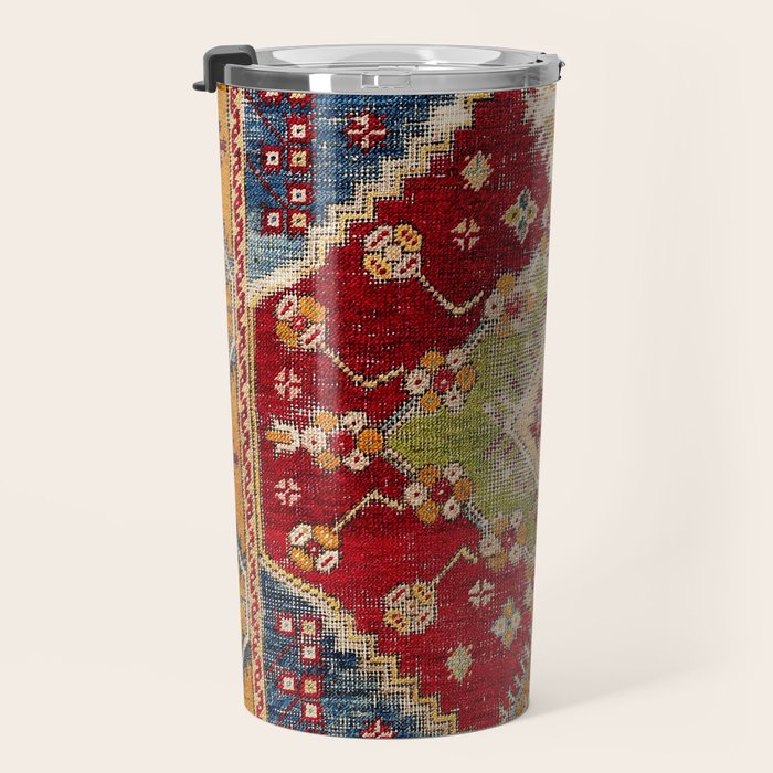 Çal Southwest Anatolian Rug Print Travel Mug Gallery Image 3