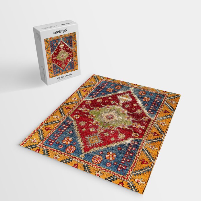 Çal Southwest Anatolian Rug Print Jigsaw Puzzle Gallery Image 2