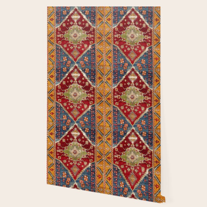 Çal Southwest Anatolian Rug Print Wallpaper Gallery Image 2