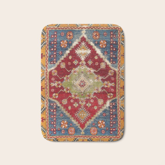 Çal Southwest Anatolian Rug Print Bath Mat Gallery Image 1