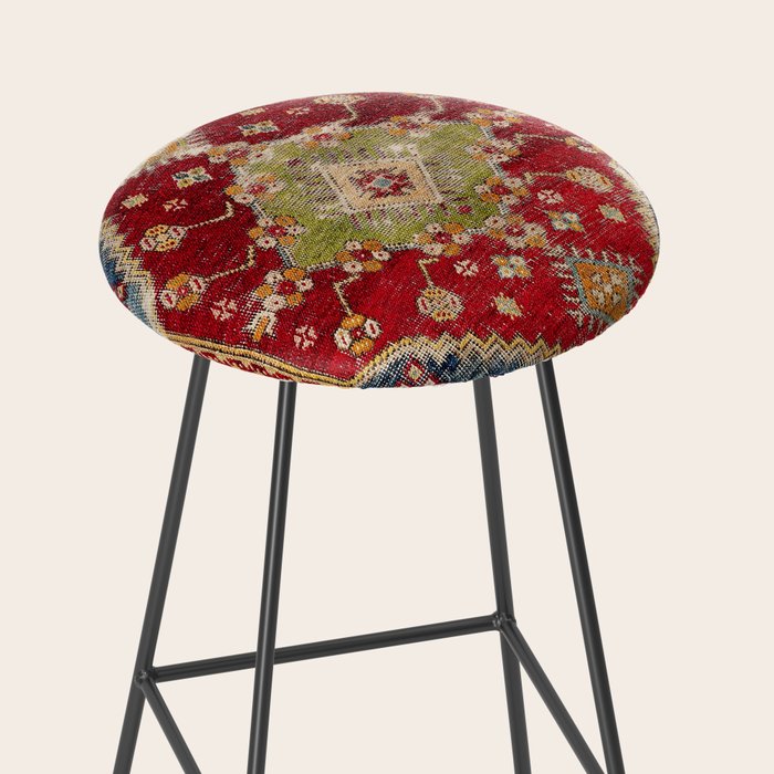 Çal Southwest Anatolian Rug Print Stool Gallery Image 2