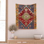 Çal Southwest Anatolian Rug Print Wall Tapestry Gallery Image 2
