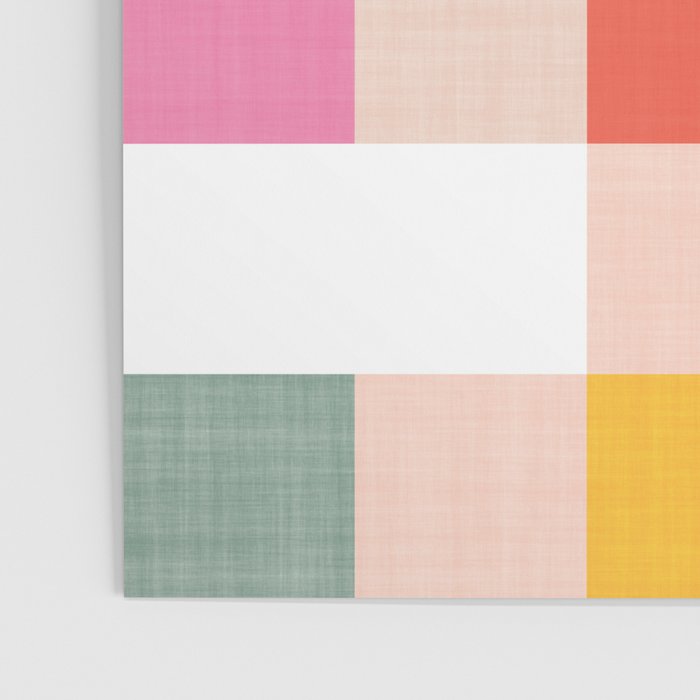 Playful Summer Gingham Check pattern Poster Gallery Image 3