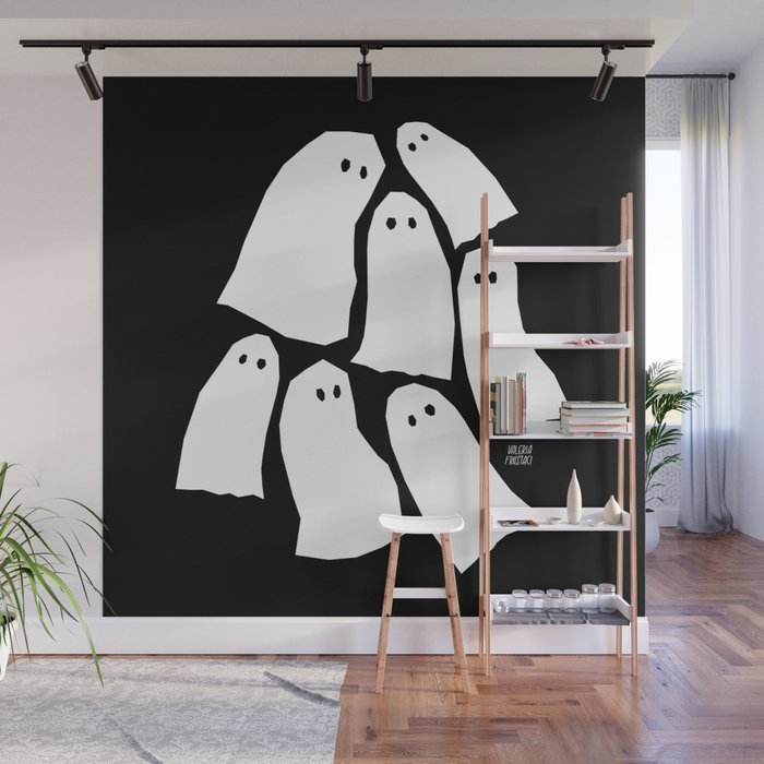 Halloween Ghosts Wall Mural Gallery Image 1