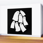 Halloween Ghosts Wall Mural Gallery Image 2