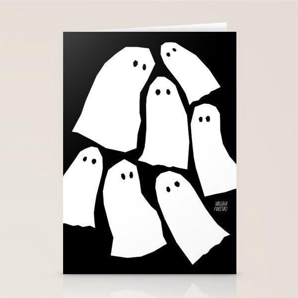 Halloween Ghosts Stationery Card Gallery Image 1