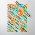 Colorful Summer Stripes Wrapping Paper Gallery Image 1