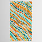 Colorful Summer Stripes Tablecloth Gallery Image 2