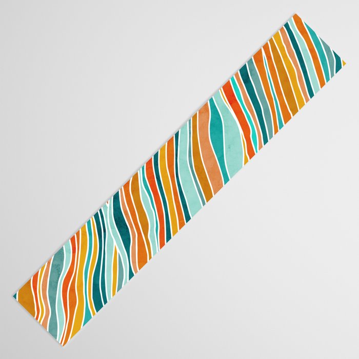Colorful Summer Stripes Table Runner Gallery Image 3