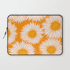 Orange and White Sunflowers Laptop Sleeve Gallery Image 1