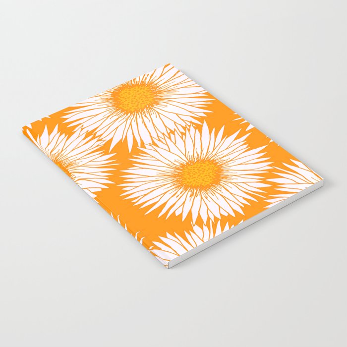 Orange and White Sunflowers Notebook Gallery Image 2