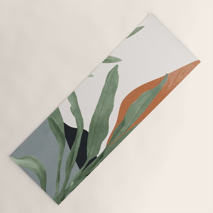 Abstract Art Tropical Leaves 10 Yoga Mat Gallery Image 1